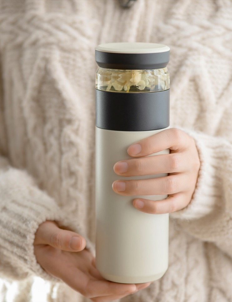 Xiaomi Fun Home Botol Minum Thermos Penyaring Teh Tea Infuser 520ml